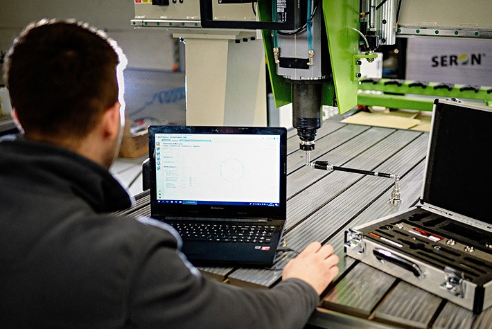 SERON CNC staklių tikslumo patikra