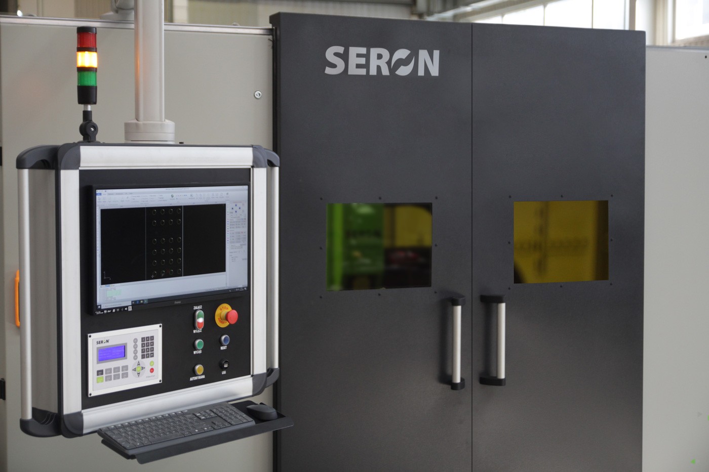 SERON Fiber LinearCut valdymas