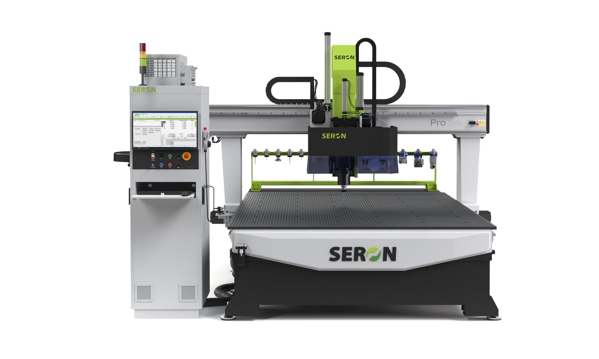 SERON Pro CNC frezavimo staklės – 360° peržiūra